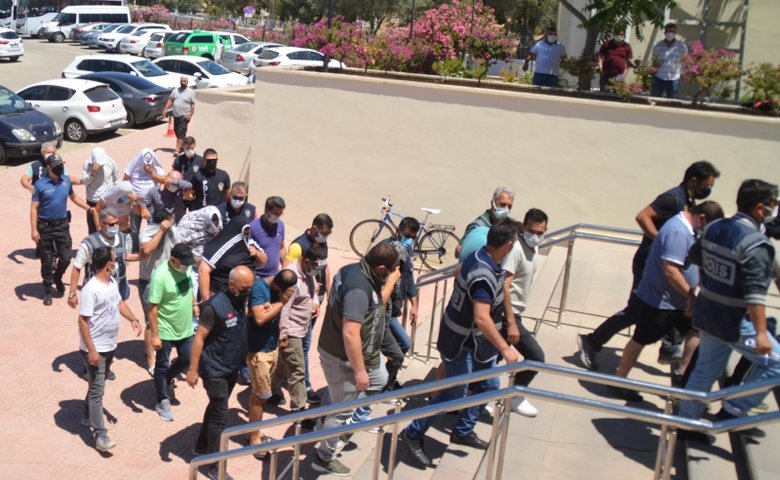 Bodrum merkezli fuhuş operasyonunda 18 şüpheli adliyede