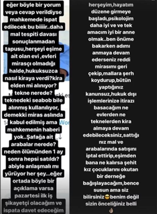 Miras kavgası büyüyor! Benan Kocadereli’ye Ece Erken’den yanıt gecikmedi