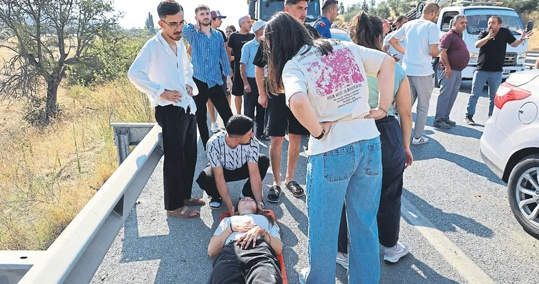 Aydın’da kaza kazayı getirdi
