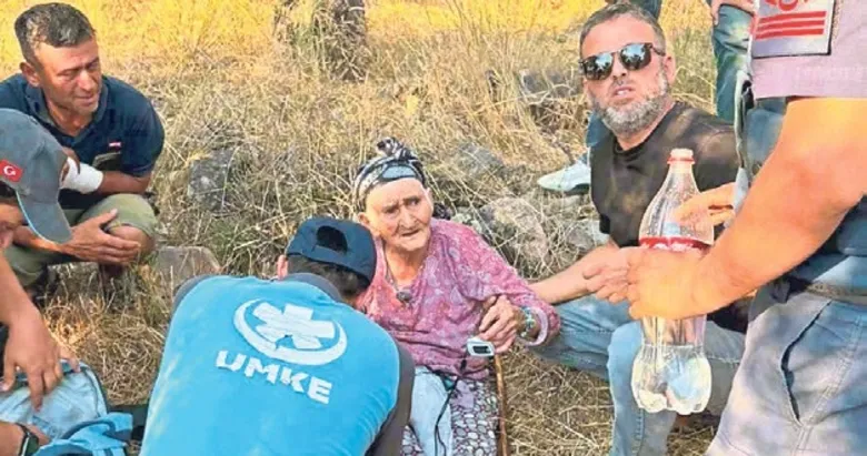99 yaşındaki kayıp kadın 10 saat sonra bulundu