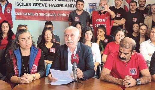 Büyükşehir’de işçiler iş bıraktı
