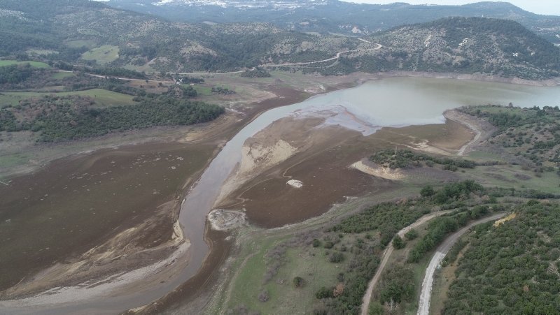Kar yağışı, Çanakkale’nin Atikhisar Barajı’na can suyu oldu