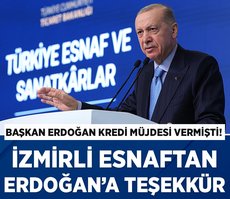 İzmirli esnaftan Erdoğan’a teşekkür