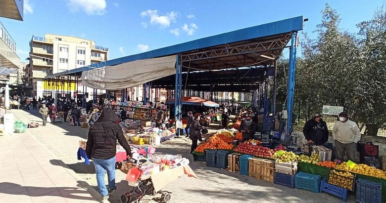 Kiraz’ın açık pazarı geçici olarak kapatıldı