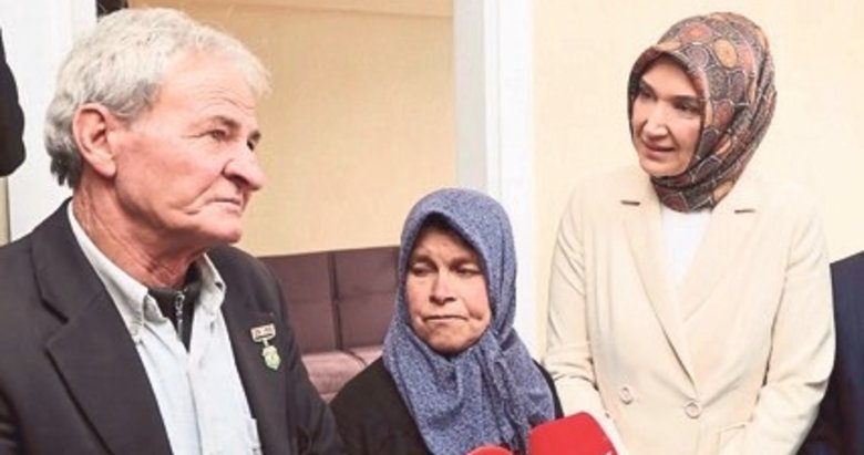 Evinin tadilatı tamamlanan şehit ailesine ziyaret