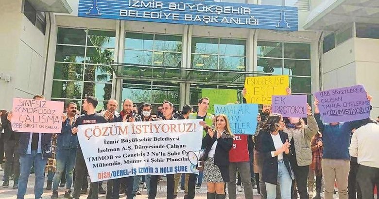 İZELMAN çalışanları: Eşit işe eşit ücret istiyoruz