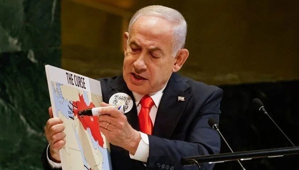 Katil Netanyahu’ya büyük şok! BM’de konuşurken salonu terk ettiler!