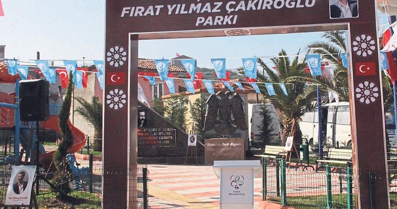 Kınık’ta ‘Şehit Fırat Yılmaz Çakıroğlu’ parkı açıldı