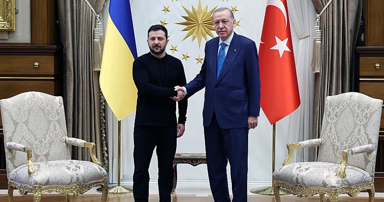 Başkan Erdoğan, Zelenski ile bir araya geldi