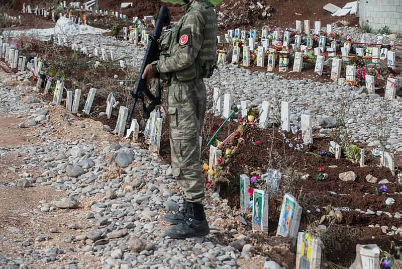 Terörist mezarları bulundu
