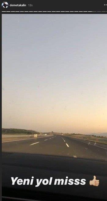 Demet Akalın İstanbul-İzmir otoyoluna övgüler dizdi