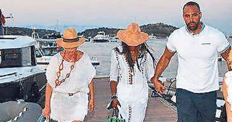 Naomi Campbell Bodrum tatilinde