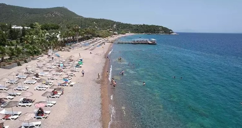 Muğla’da kavurucu sıcaklar! 40 dereceyi görenler sahillere akın etti