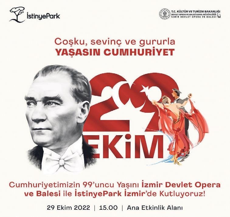 29 Ekim coşkusu İstinyePark İzmir’de doyasıya yaşanacak