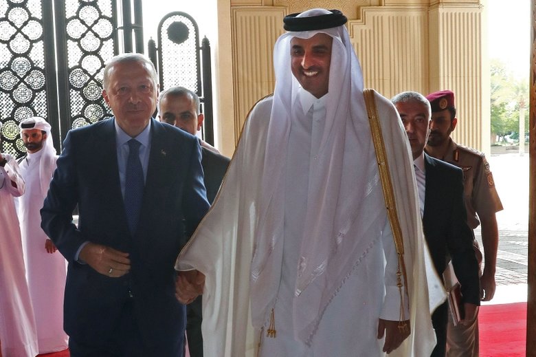 Başkan Erdoğan, Katar Emiri Şeyh Temim Bin Hamed Al Sani ile görüştü