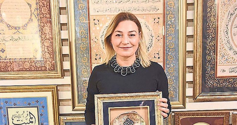 Deniz kabuğuna tezhip