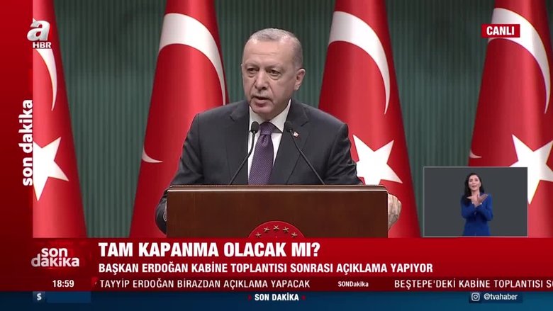 Kabine Toplantısı sonrası Başkan Erdoğan açıkladı! 29 ...