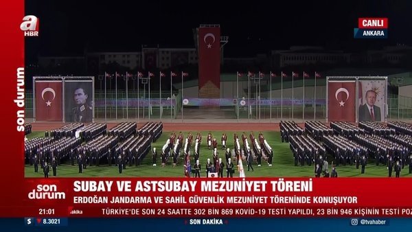 Başkan Erdoğan Subay-Astsubay mezuniyet töreninde konuştu