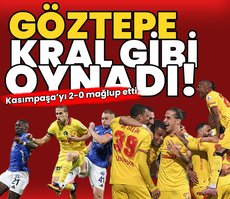 Göztepe kral gibi oynadı
