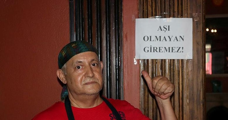 İzmir’de aşı olmayanlar bu restorana giremiyor