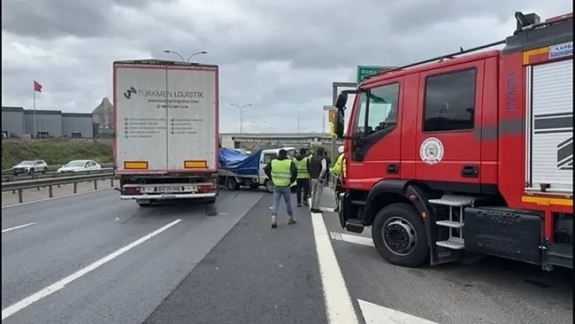 TEM Otoyolu’nda zincirleme trafik kazası!
