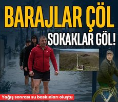 İzmir’de barajlar çöl sokaklar göl