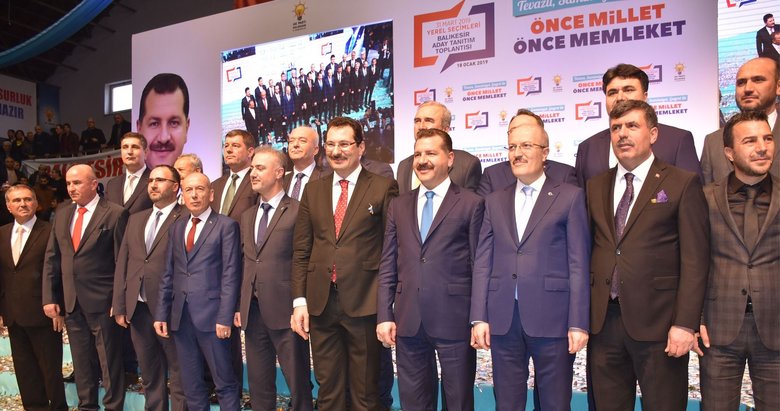 Cumhur İttifakı’nın Balıkesir adayları tanıtıldı