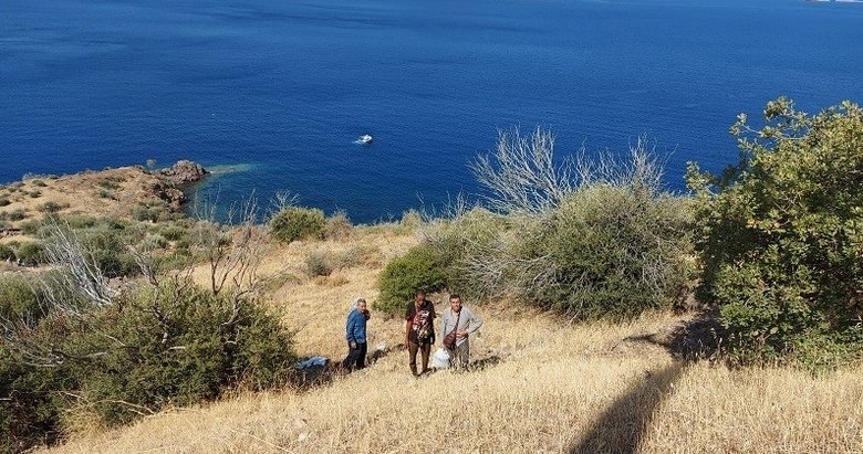 İzmir’de sahil güvenlik hem denizde hem karada yakaladı!