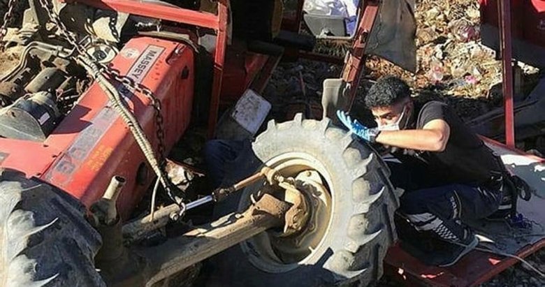 Çanakkale’de işçileri taşıyan traktör devrildi
