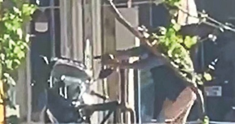 Kendisini tabancayla vuran şüpheliyi bıçakla kovaladı