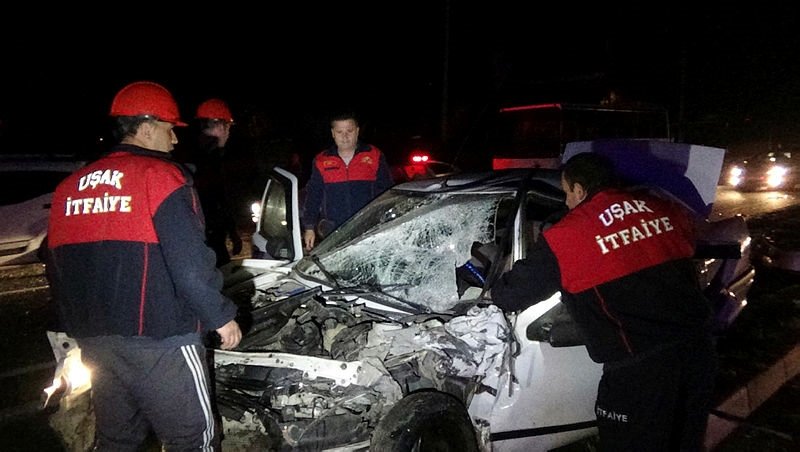 Uşak’ta trafik kazası