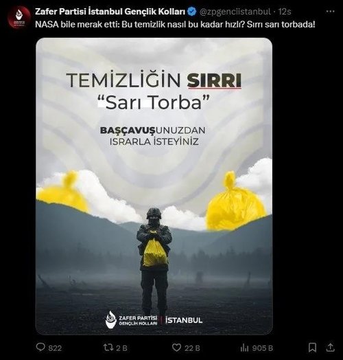 Zafer Partisi’nin skandal paylaşımına soruşturma