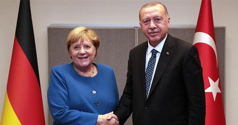 Son dakika: Başkan Erdoğan, Merkel’le görüştü