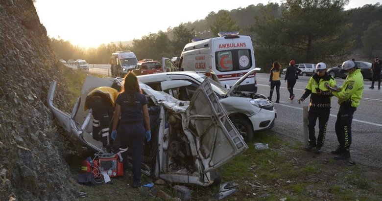 Muğla’da trafik kazası: 1 ölü, 3 yaralı