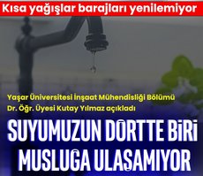 Suyumuzun dörtte biri musluğa ulaşamıyor