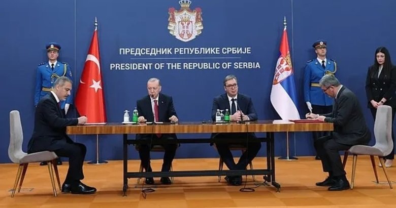 Başkan Erdoğan Sırbistan’da: 11 anlaşmaya imza attık