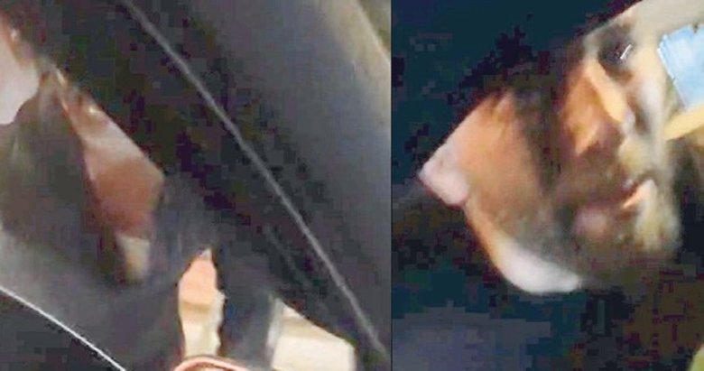 Trafik eşkıyaları aracın önünü kesti