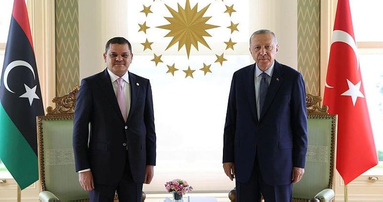 Başkan Erdoğan Vahdettin Köşkü’nde Libya Başbakanı’nı kabul etti