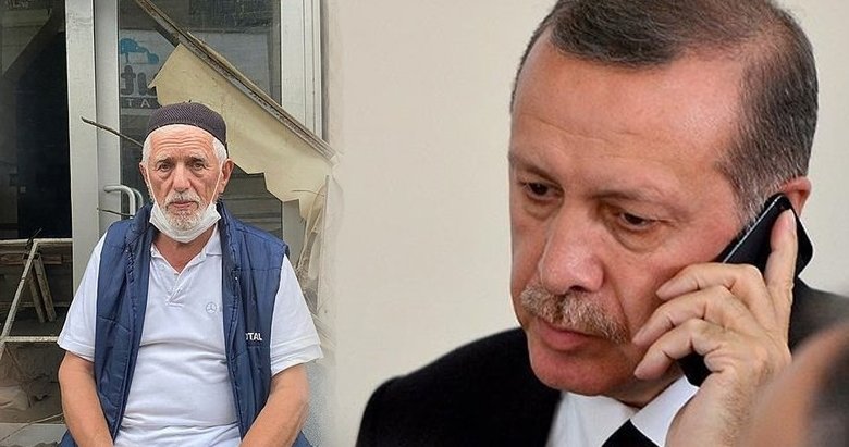 Başkan Erdoğan, selde oğlu vefat eden baba Cemal Akın ile telefonda görüştü