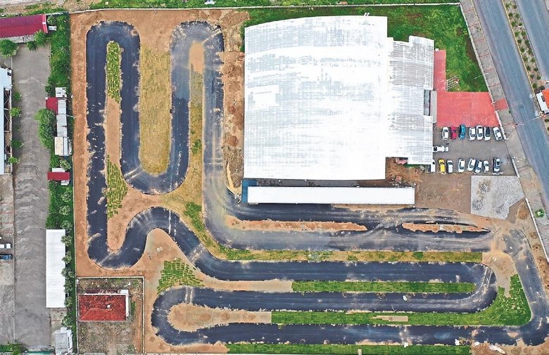 Nazilli’nin go-kart pisti egitimler için gün sayıyor