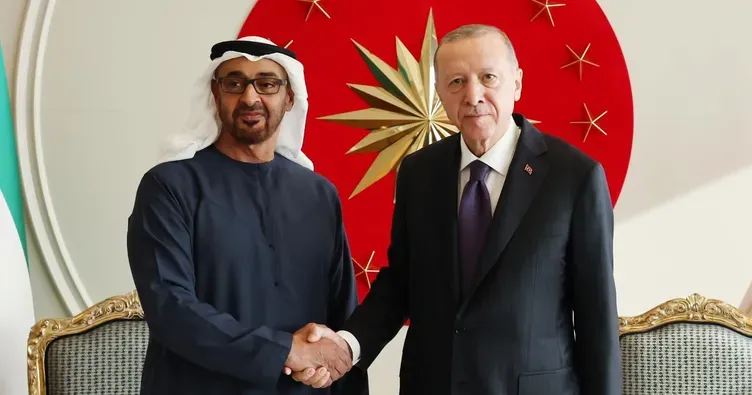 Başkan Erdoğan, BAE Devlet Başkanı Al Nahyan ile görüştü