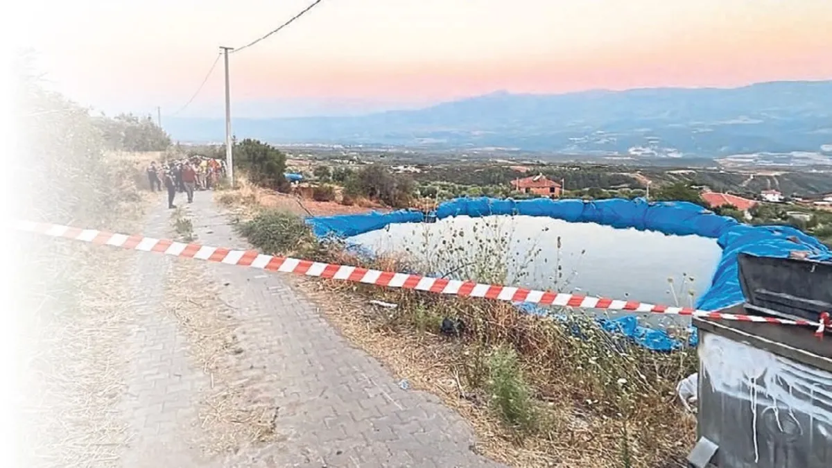 Sulama göletinde acı son