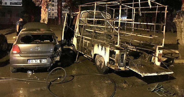 İzmir’de 4 aracı kundakladığı iddia edilen zihinsel engelli kişi gözaltına alındı