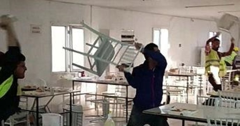 İzmir’de işçilerin kavgasında sandalyeler havada uçuştu! Her şey WhatsApp grubundaki şakalaşmayla başladı