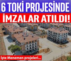 6 TOKİ projesinde imzalar atıldı