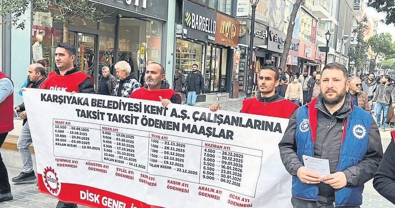 Karşıyaka ve Buca Belediyesi işçileri haklarını alamıyor