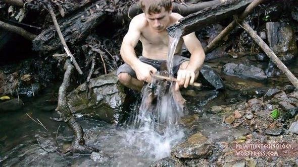Ormanda su gücüyle bakın ne yaptı!