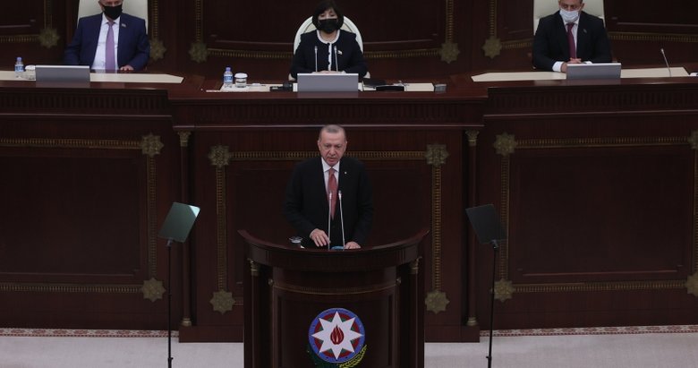 Son dakika: Başkan Erdoğan’dan Azerbaycan’da önemli mesajlar