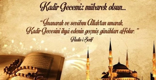 Resimli Kadir Gecesi mesajları! 2024 Instagram, Facebook, WhatsApp'ta paylaşmalık kandil mesajları...