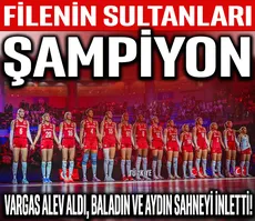 Şampiyon Filenin Sultanları! Vargas alev aldı, Baladın ve Aydın sahneyi inletti!
